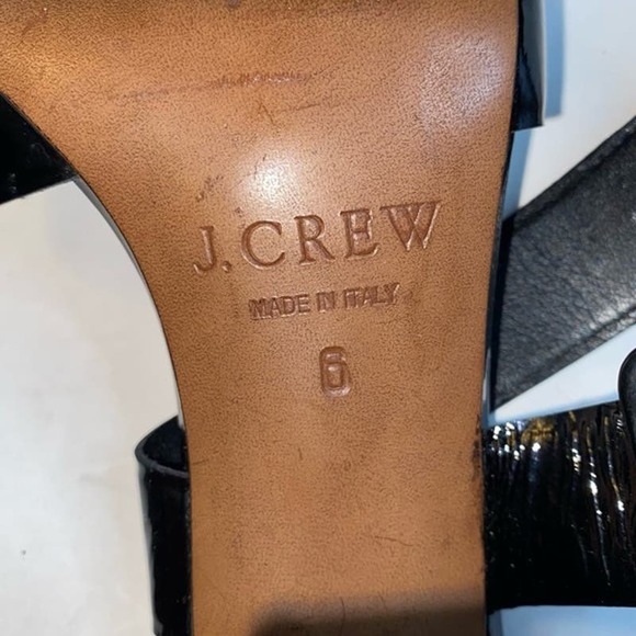 J. Crew Sydney Patent Leather Heeled Sandal size 6 - Picture 11 of 11